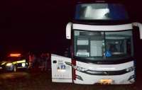 Virmond - Ladrões obrigam passageiros de ônibus de turismo a tirar a roupa em assalto na BR-277