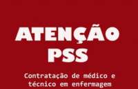 Reserva do Iguaçu - Prefeitura abre PSS para contratação de médico e técnico em enfermagem