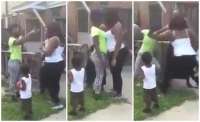 Vídeo chocante mostra momento em que mãe solta bebê de colo para brigar com outra mulher