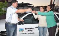 Laranjeiras - Prefeitura entrega veículos novos para fortalecer ações de Saúde e Finanças