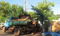 Palmital - Prefeito promove limpeza no município