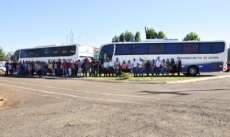 Foz do Jordão - Estudantes universitários recebem dois novos ônibus