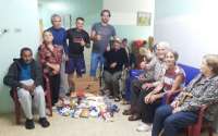 Guaraniaçu - Lar dos Idosos recebem alimentos arrecadados em evento da Secretaria de Esportes