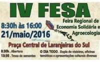 Laranjeiras - Feira Agroecológica será neste sábado, dia 21, na praça José Nogueira do Amaral