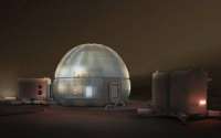 O surpreendente material que a Nasa quer usar para fazer casas em Marte