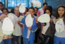 Laranjeiras - Alunos da Escola Municipal Água Verde desenvolvem trabalhos para o concurso sobre a água
