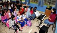 Laranjeiras - Prefeitura e Universidade Federal da Fronteira Sul levam música e arte aos alunos da rede municipal