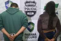 Polícia prende casal em flagrante por tráfico de drogas