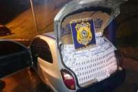 Carro carregado com contrabando é apreendido pela Polícia Rodoviária Federal em Cascavel
