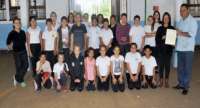 Reserva do Iguaçu - Alunos e professora da Escola Monteiro Lobato recebem moção de congratulação do legislativo
