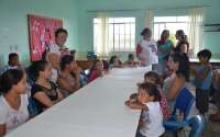 Pinhão - Secretária de Assistência Social visita projetos sociais do município