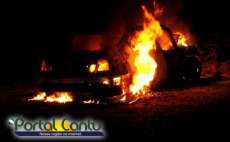 Cantagalo - BMW explode em grave acidente na 277