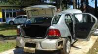 Laranjeiras - PRF prendeu carro com centenas de celulares contrabandeados