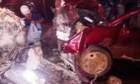 Colisão entre dois carros deixa um morto e três feridos em Pitanga