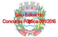 Pinhão - Resultado da prova prática e prova de títulos Concurso Público 001/2016