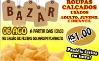 Guaraniaçu - Jardim Planalto realiza bazar e venda de pasteis neste sábado dia 06