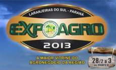 Laranjeiras - Está chegando a hora, nesta quinta dia 28 começa a ExpoAgro 2013