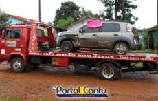 Cantagalo - Carros se envolvem em acidente na manhã deste domingo dia 10