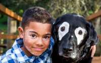 Garoto e cachorro com vitiligo viram amigos inseparáveis