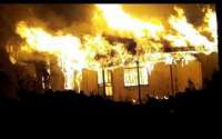 Candói - Incêndio destrói casa no Distrito da Paz
