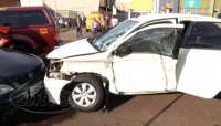 Nova Laranjeiras - Veículo da prefeitura se envolve em acidente na cidade de Cascavel
