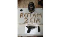 Rio Bonito - ROTAM aprende casal com munições de guerra em área do MST
