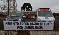 Pinhão - Prefeito troca carro de luxo por ambulância