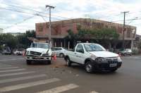Laranjeiras - Acidente registrado na manha desta segunda, dia 08, no centro do município
