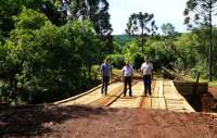 Candói - Ponte do Rio da Lage está pronta; até o final do ano serão 30 reconstruídas