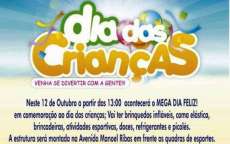Guaraniaçu - Crianças terão o “Mega Dia Feliz”