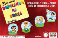 Laranjeiras - O evento Brincando na Praça está sendo realizado hoje