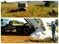 Reserva do Iguaçu - Prefeitura inicia a entrega de calcário para pequenos agricultores