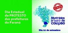 Reserva do Iguaçu - Prefeitura vai aderir à paralisação estadual nesta segunda dia 21
