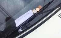 Motorista deixa bilhete e dinheiro para não ser notificado