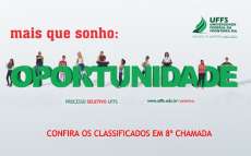 Laranjeiras - UFFS divulga a oitava chamada do Processo Seletivo 2013