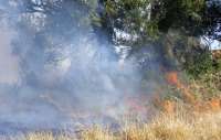 Laranjeiras - Mais um incêndio ambiental é registrado as margens da BR-277