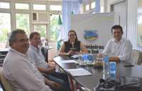 Laranjeiras - Administração Municipal e Sanepar discutem andamento da implantação de uma nova estação de tratamento de água
