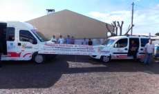 Cantagalo - 170 mil em recursos próprios: Prefeito entregou duas vans 0 km para a Saúde