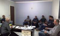 Guaraniaçu - Equipe da Defesa Civil se apresenta ao Prefeito