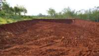 Reserva - Produtores rurais da Comunidade de São José comemoram a construção dos primeiros viveiros escavados para o cultivo em piscicultura