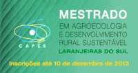 Laranjeiras - Últimos dias de inscrições para mestrado em Agroecologia da UFFS