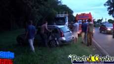 Guaraniaçu - Carros de funerárias se envolvem em acidente nesta quinta dia 28