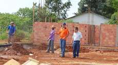 Palmital - Secretário de Administração visita obras que estão sendo edificadas no município