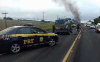 Ladrões param carro-forte em rodovia para assalto no Paraná