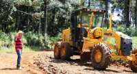 Reserva do Iguaçu - Prefeitura inicia recuperação de estradas nas comunidades Nova Iguaçu e São Pedro do Iguaçu