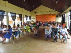 Nova Laranjeiras - Reunião na área indígena sobre Bolsa Família