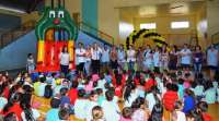 Porto Barreiro - Administração do município e Sicredi promovem festa para comemorar o Dia da Criança