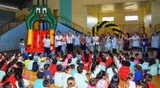 Porto Barreiro - Administração do município e Sicredi promovem festa para comemorar o Dia da Criança