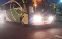 Laranjeiras - Automóvel colide com ônibus da Viação Princesa dos Campos