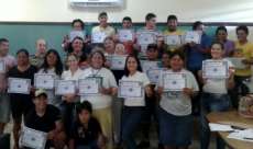 Nova Laranjeiras - Equipe de Saúde Indígena recebe certificado de agentes de socorro